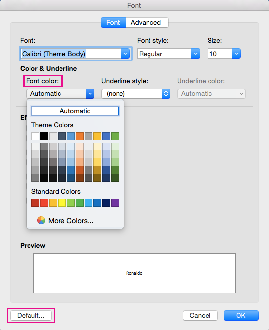 add colored text boxes on word for mac